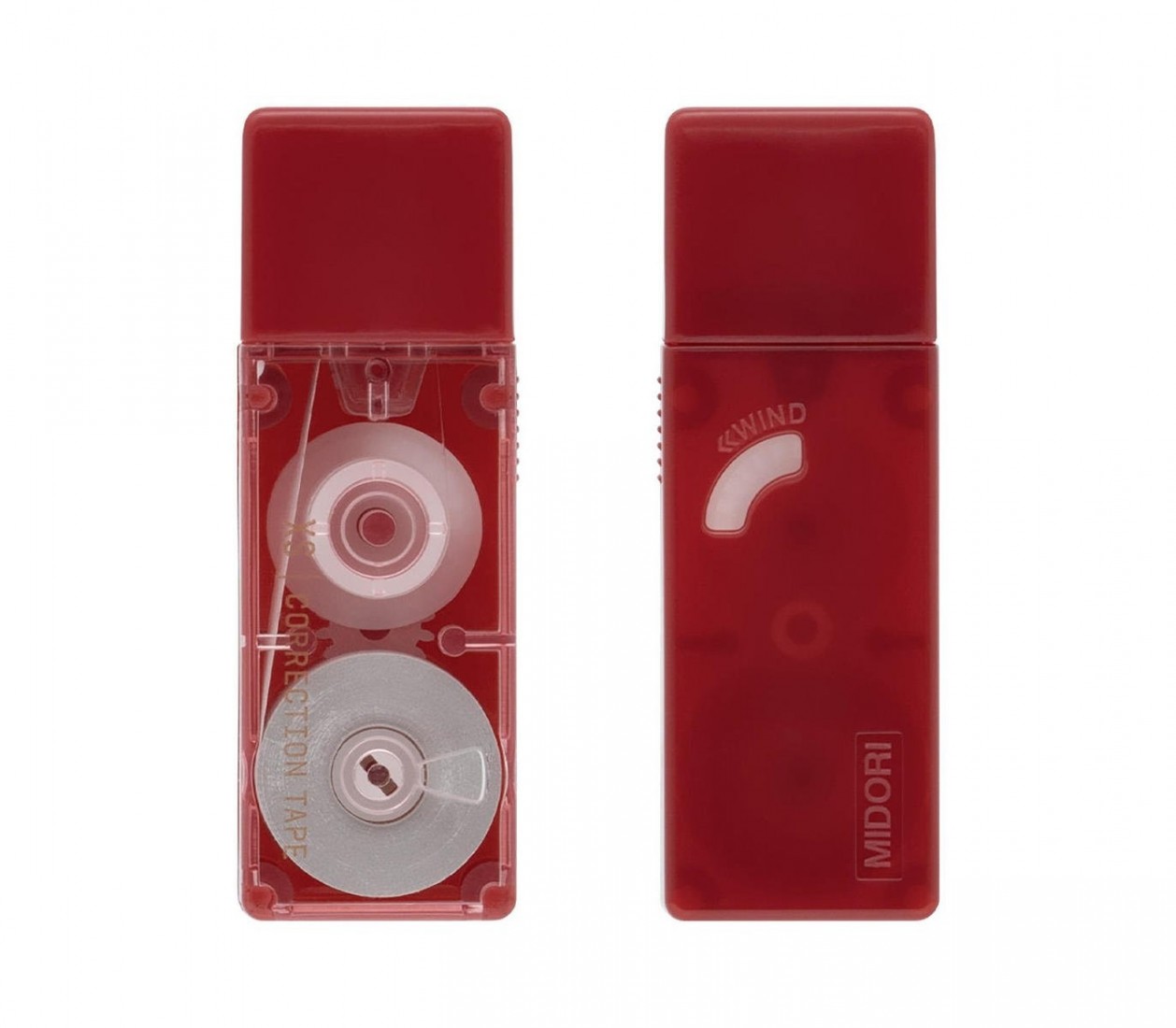 Midori XS (extra small)  Correction Tape Deep Red  35516006