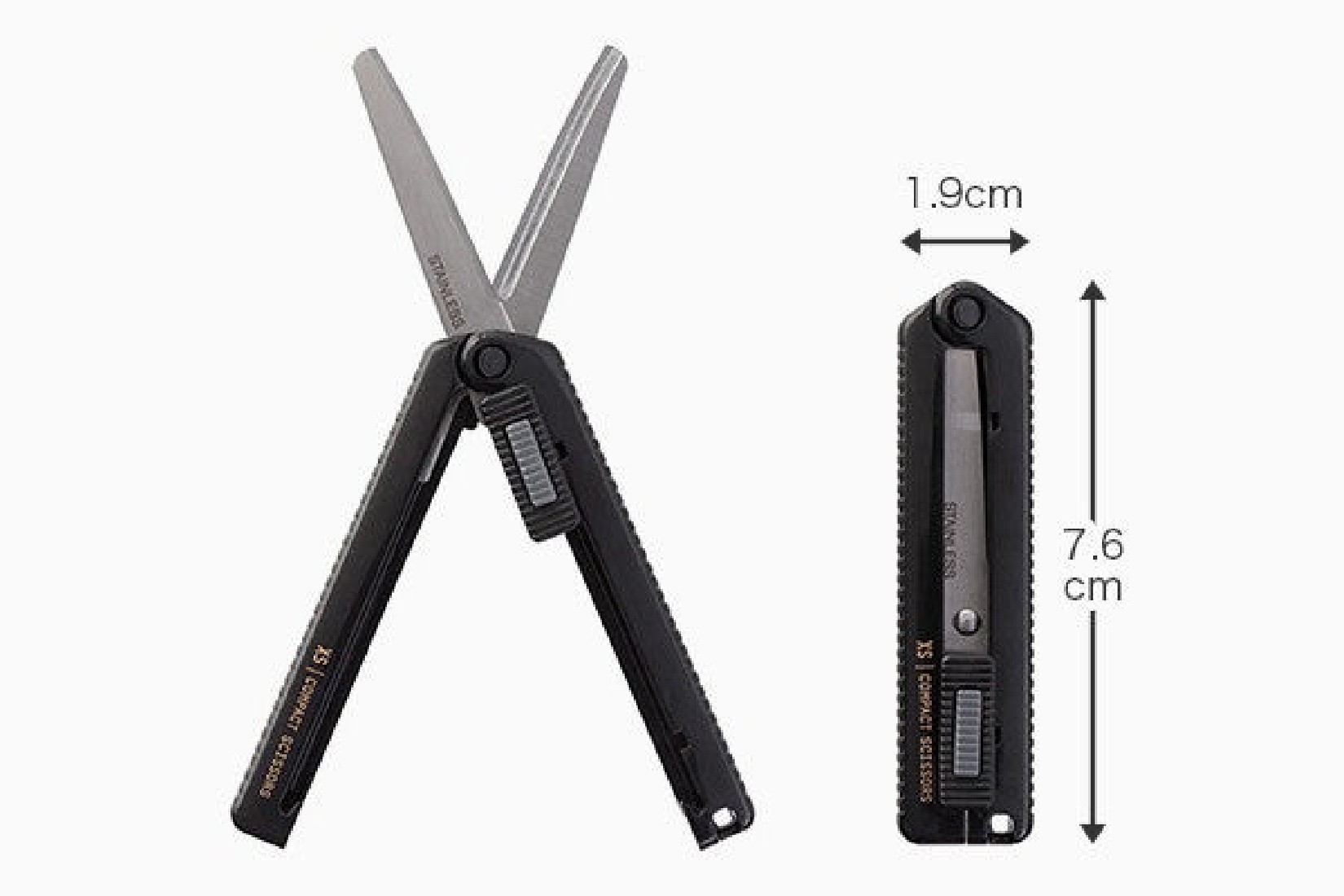 Midori XS (extra small) Compact Scissors Black 35535006