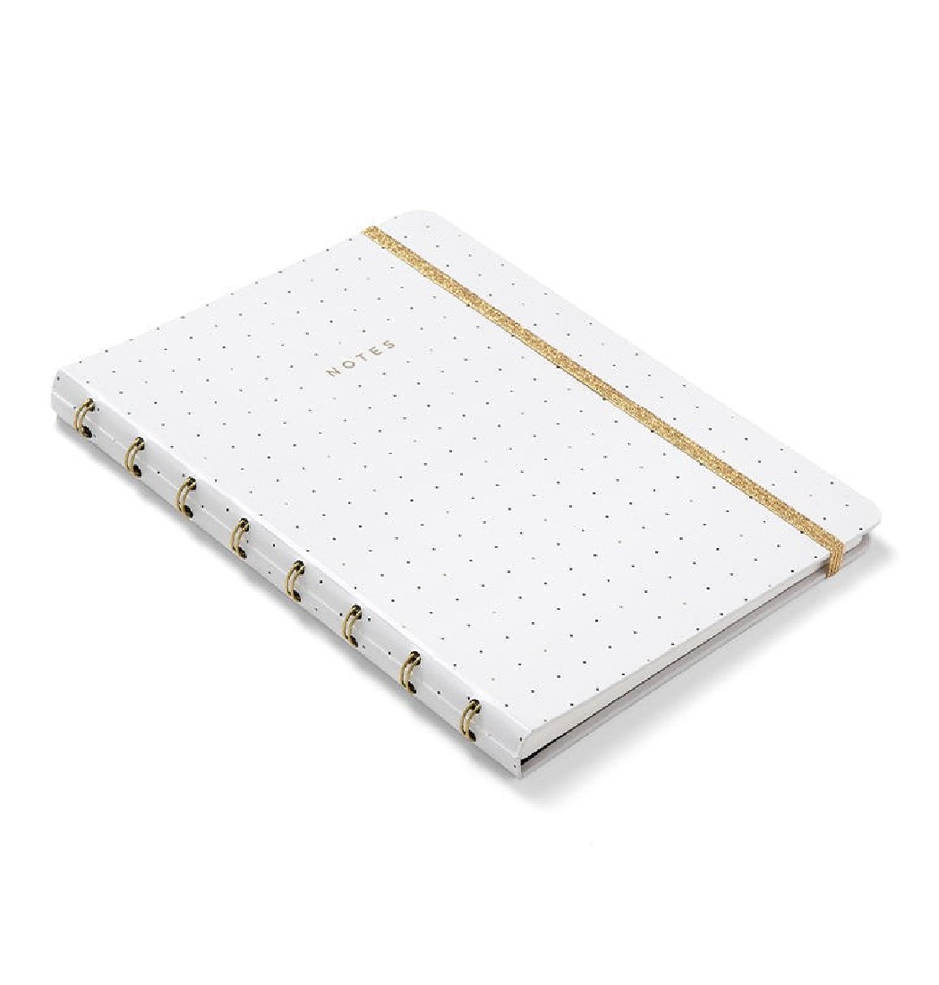 Filofax notebook refillable ruled Moonlight A5 179520