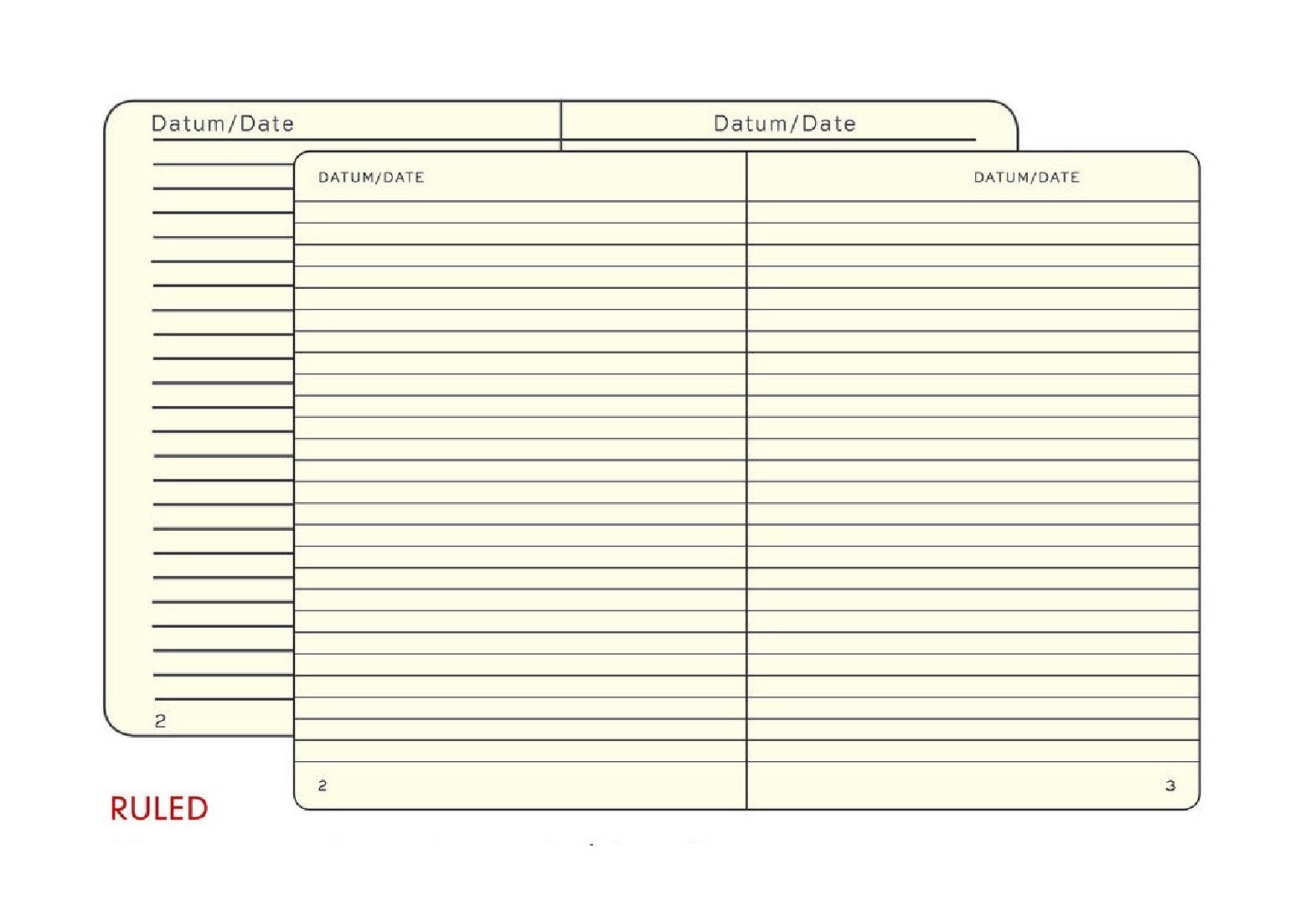 Leuchtturm 1917 Notebook A5 Ink Ruled, Hard Cover