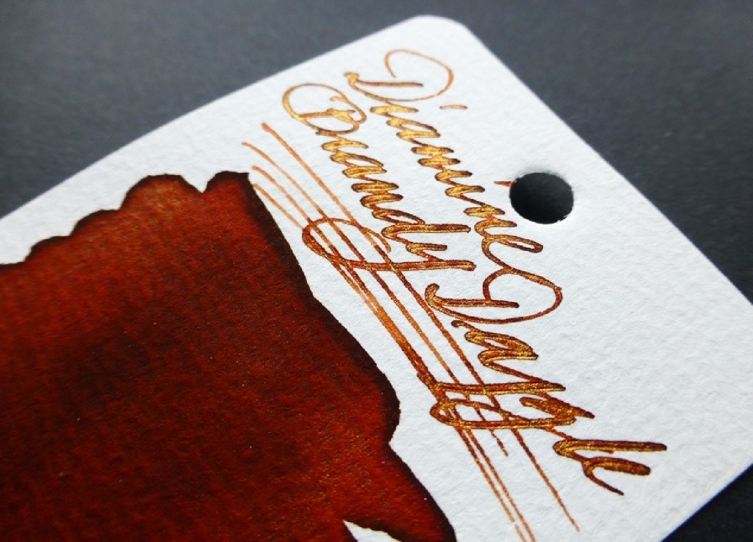 Diamine 50ml Brandy Dazzle Fountain pen shimmer ink bottle