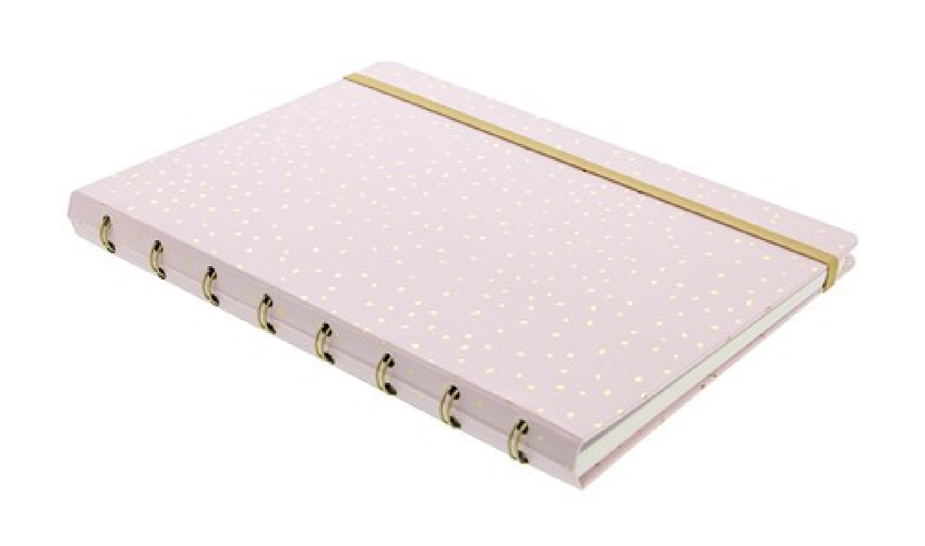 Filofax Notebook Refillable Ruled A5  Confetti Rose Quartz 115118