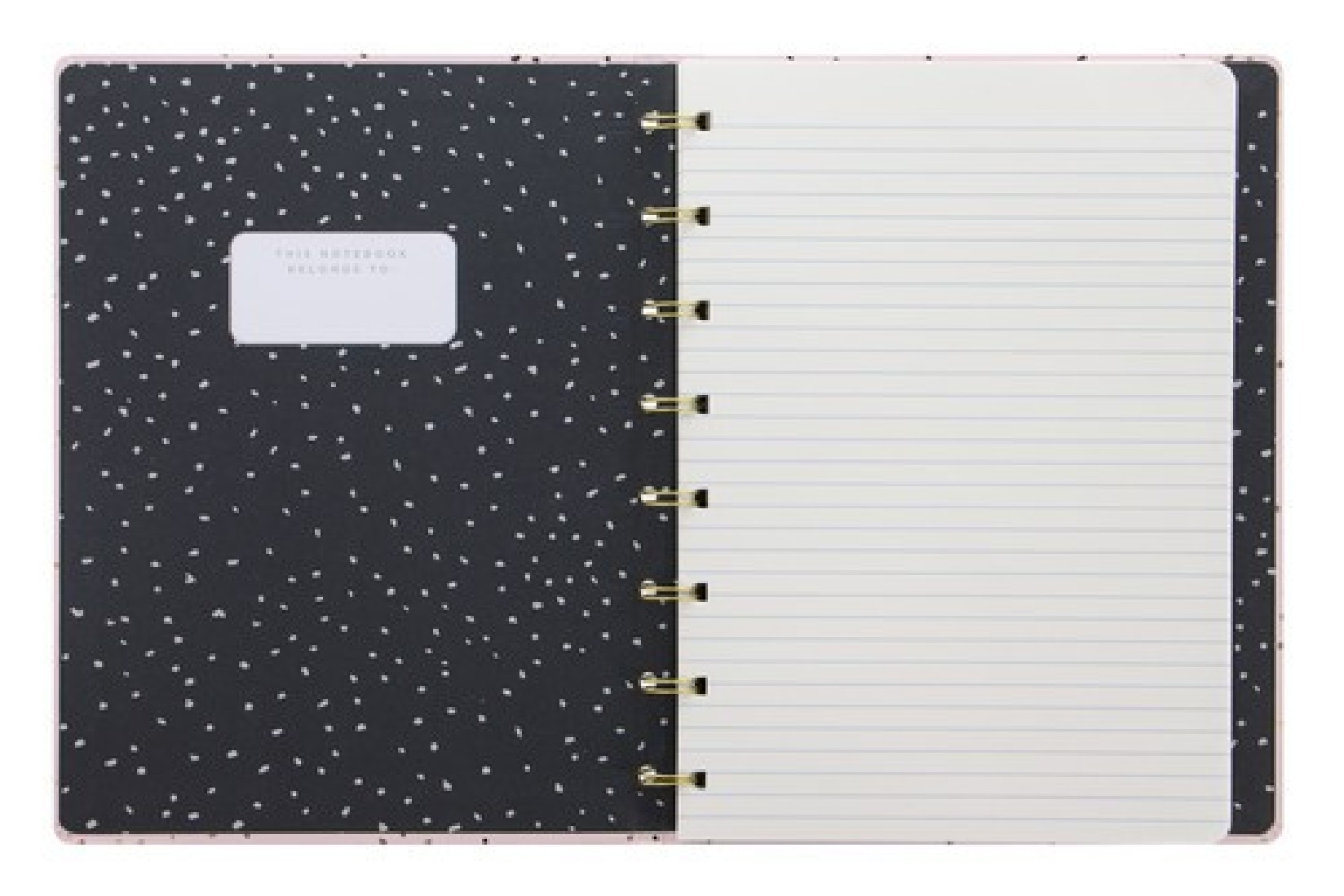 Filofax Notebook Refillable Ruled A5  Confetti Rose Quartz 115118