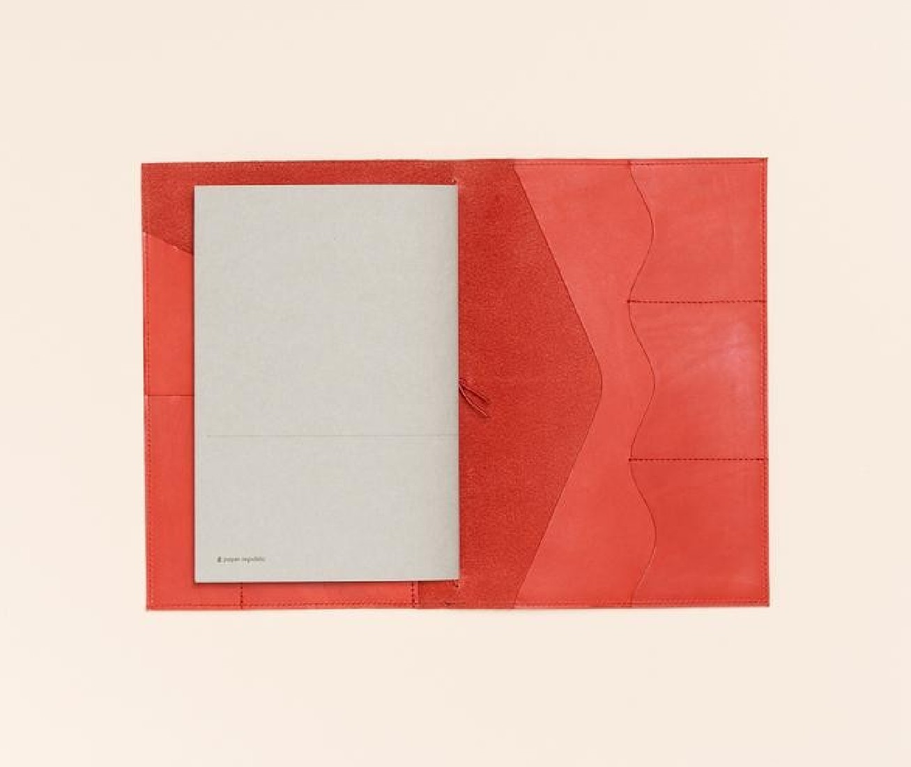 Paper Republic A5 Leather Portfolio Red PR