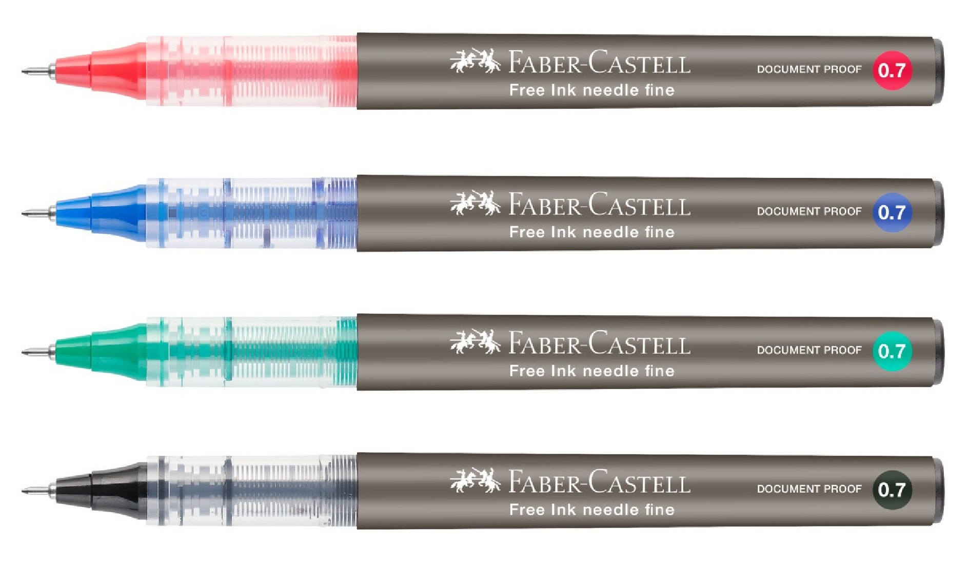 Στυλό Free Ink Needle Fine 0,7 Green Faber Castell