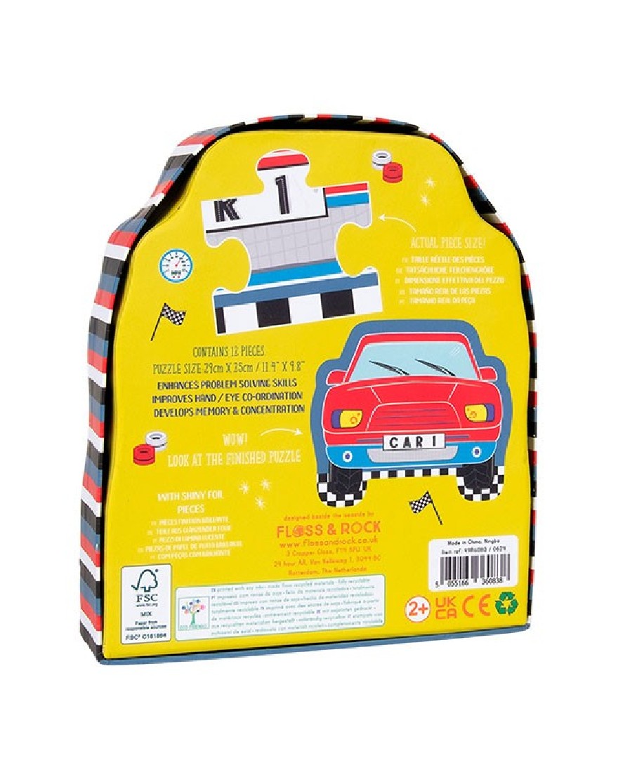 Puzzle 12τμχ. Car 49P6083 Floss & Rock