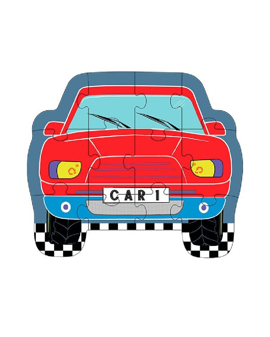 Puzzle 12τμχ. Car 49P6083 Floss & Rock