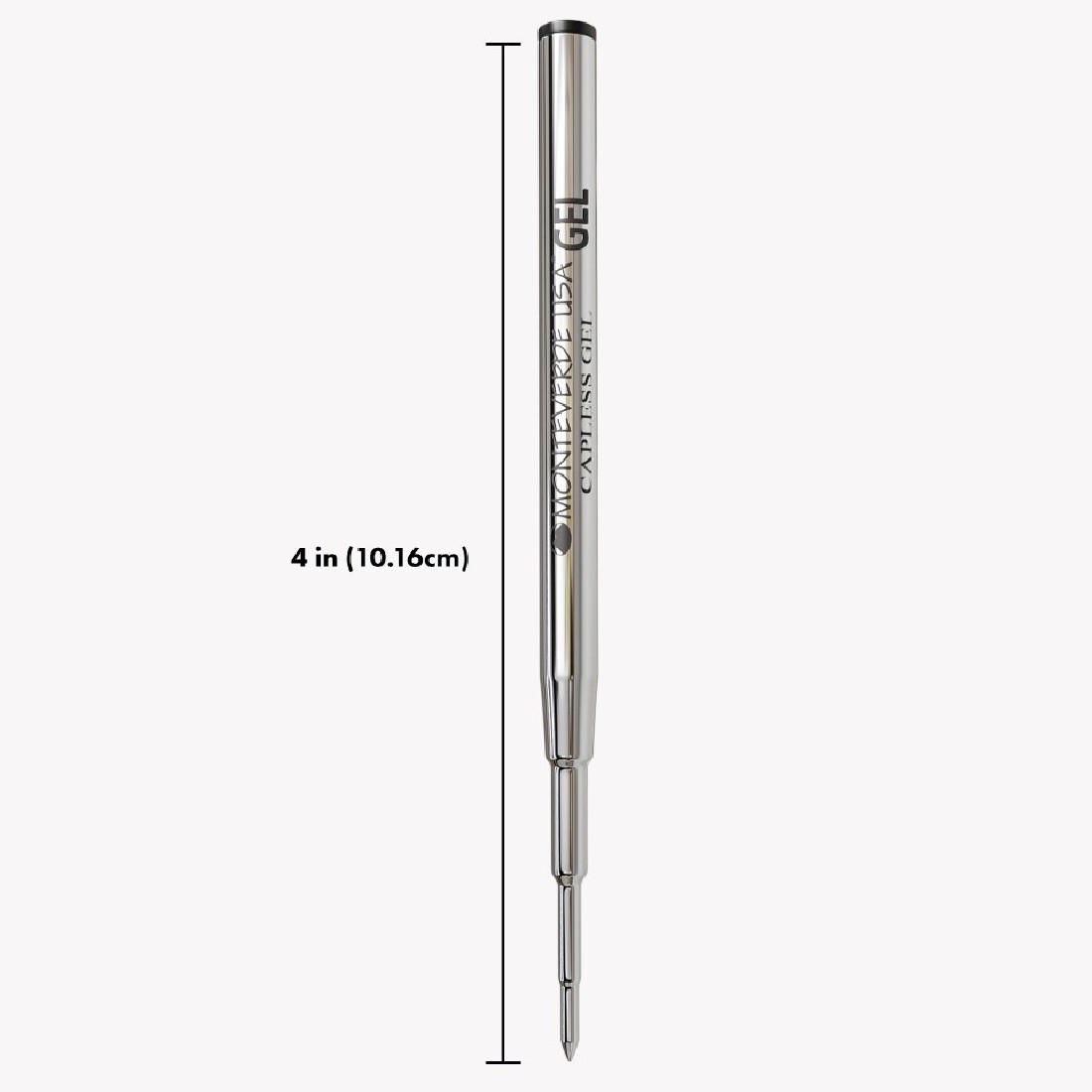 Monteverde Capless Gel Refill To Fit Montblanc Ballpoint Pens, Medium, 2pcs, M432.
