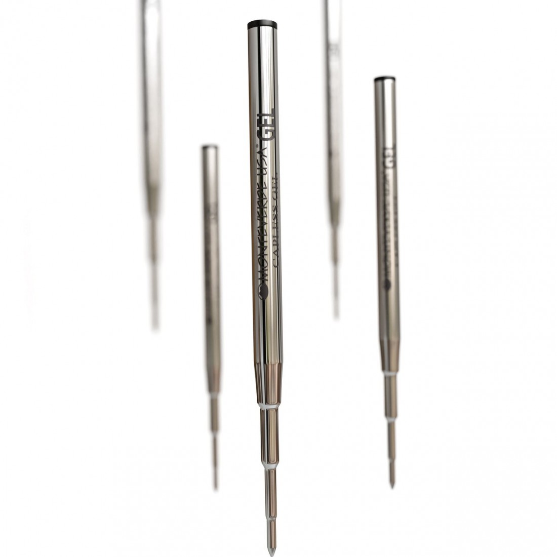 Monteverde Capless Gel Refill To Fit Montblanc Ballpoint Pens, Medium, 2pcs, M432.