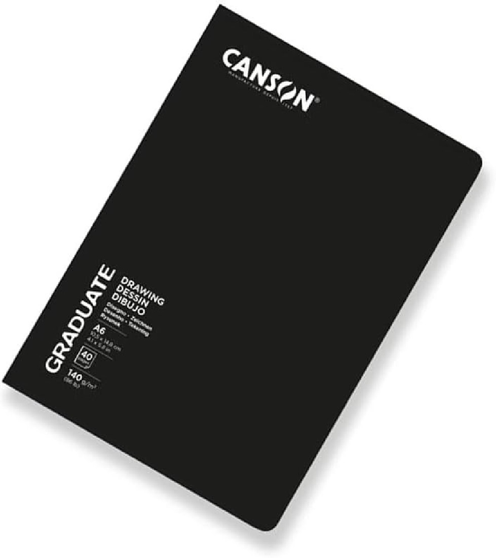 Μπλόκ Canson Graduate Sketch & Draw 10.5x14.8cm 140gr 20 Φύλλα