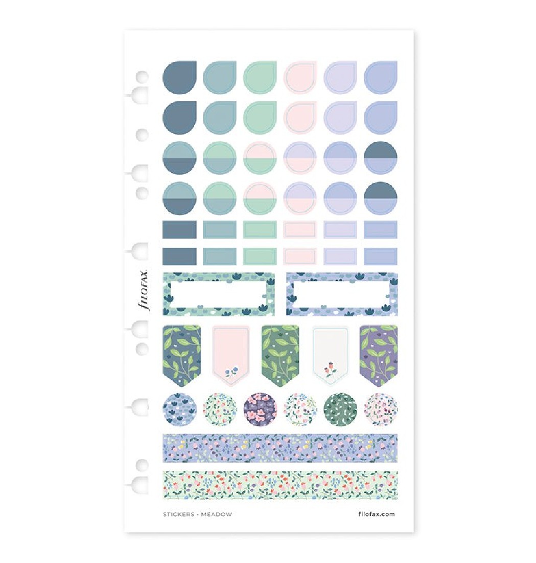 Meadow Blue Stickers 132969 Filofax