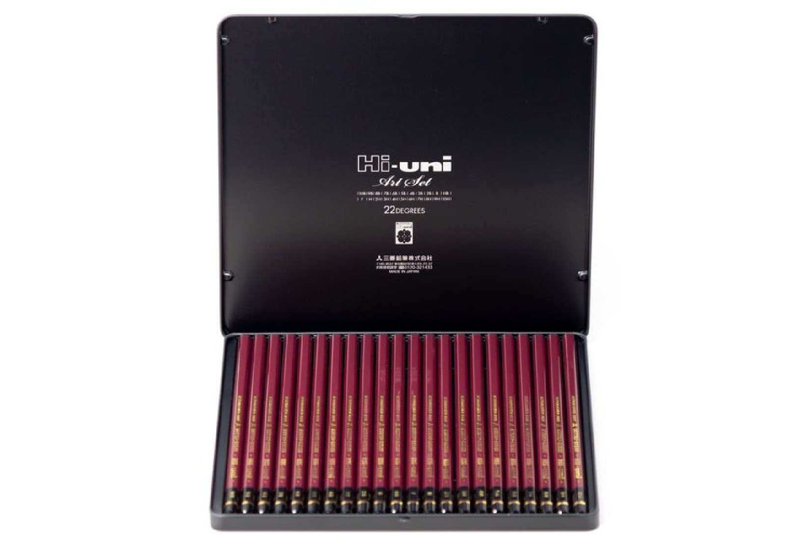 Mitsubishi Pencil Hi-uni Art set 22pcs (10H - 10B)