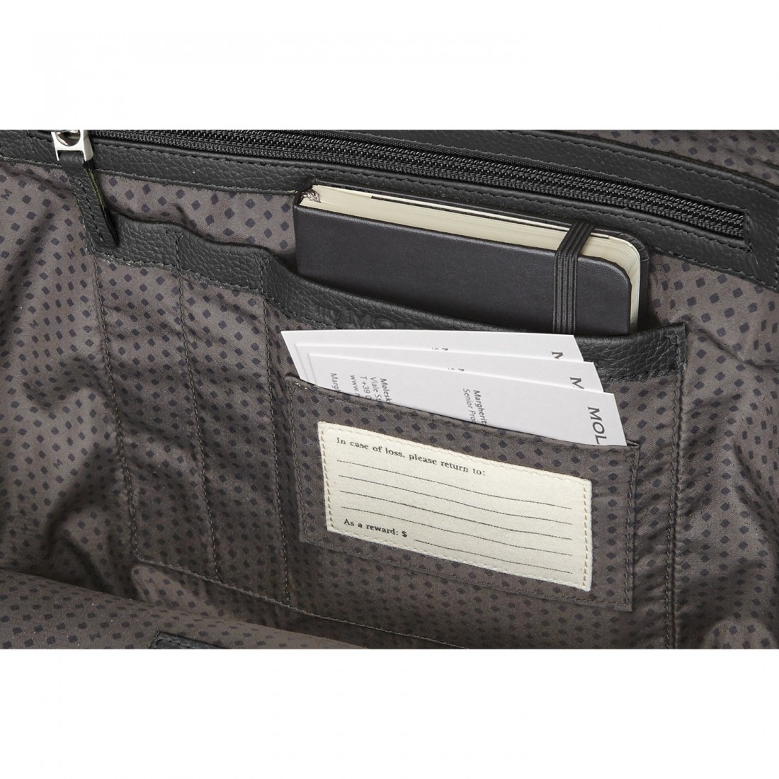 Moleskine Classic Black Leather  for Digital Devices  Backback