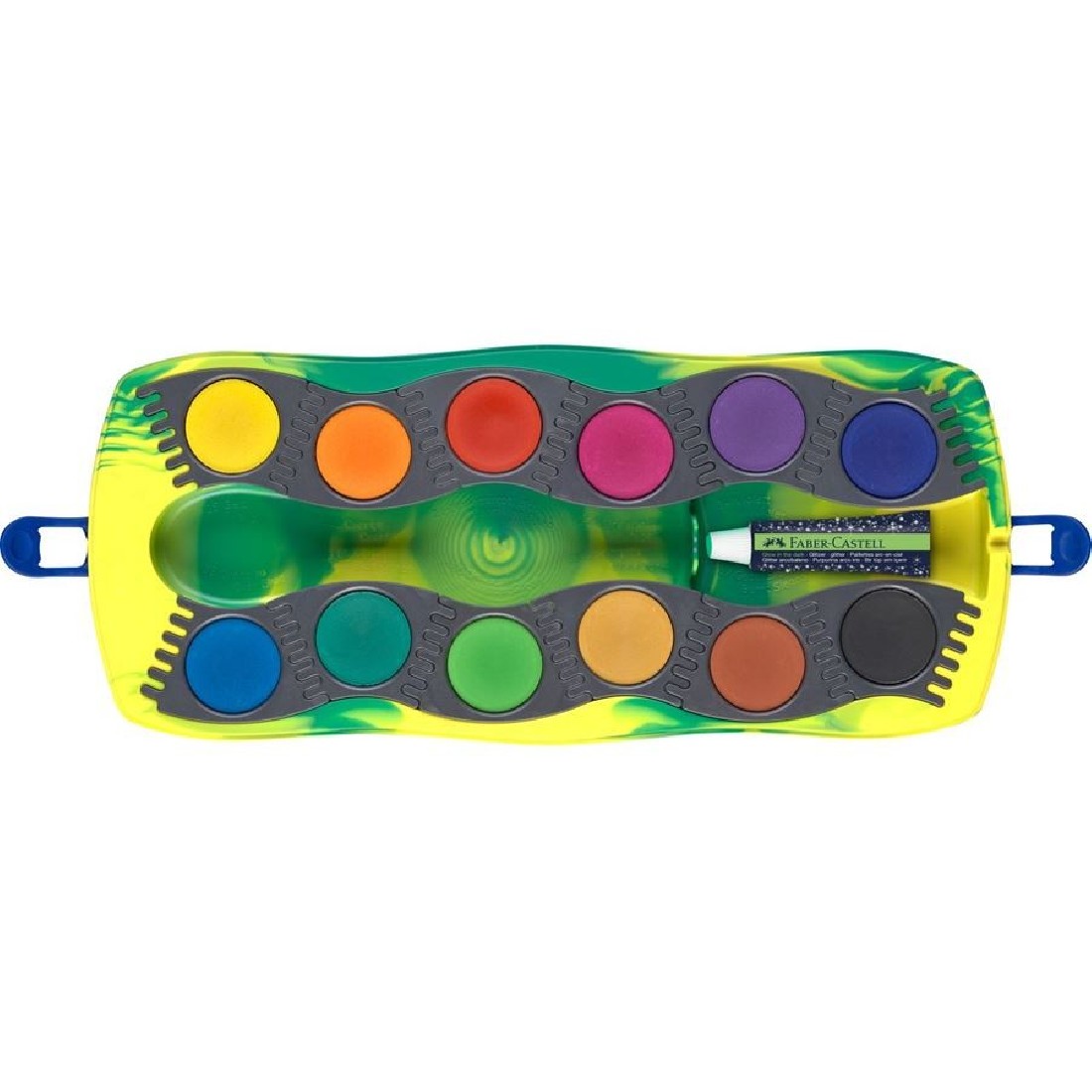 Faber Castell Paint box Connector 12 colours dinosaur 125013