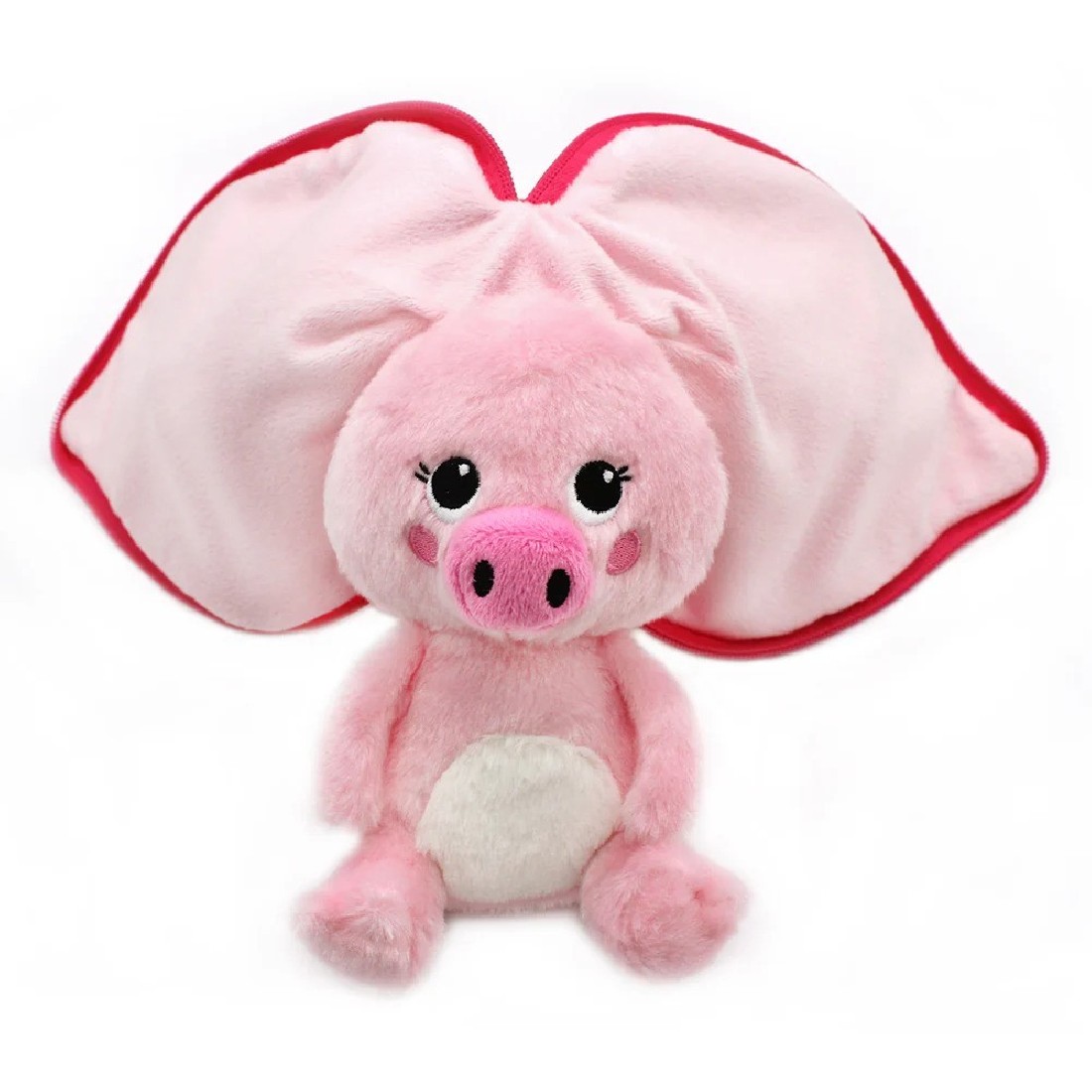 Piglet the pig/radish plush toy - Flipetz 80109 Les Deglingos