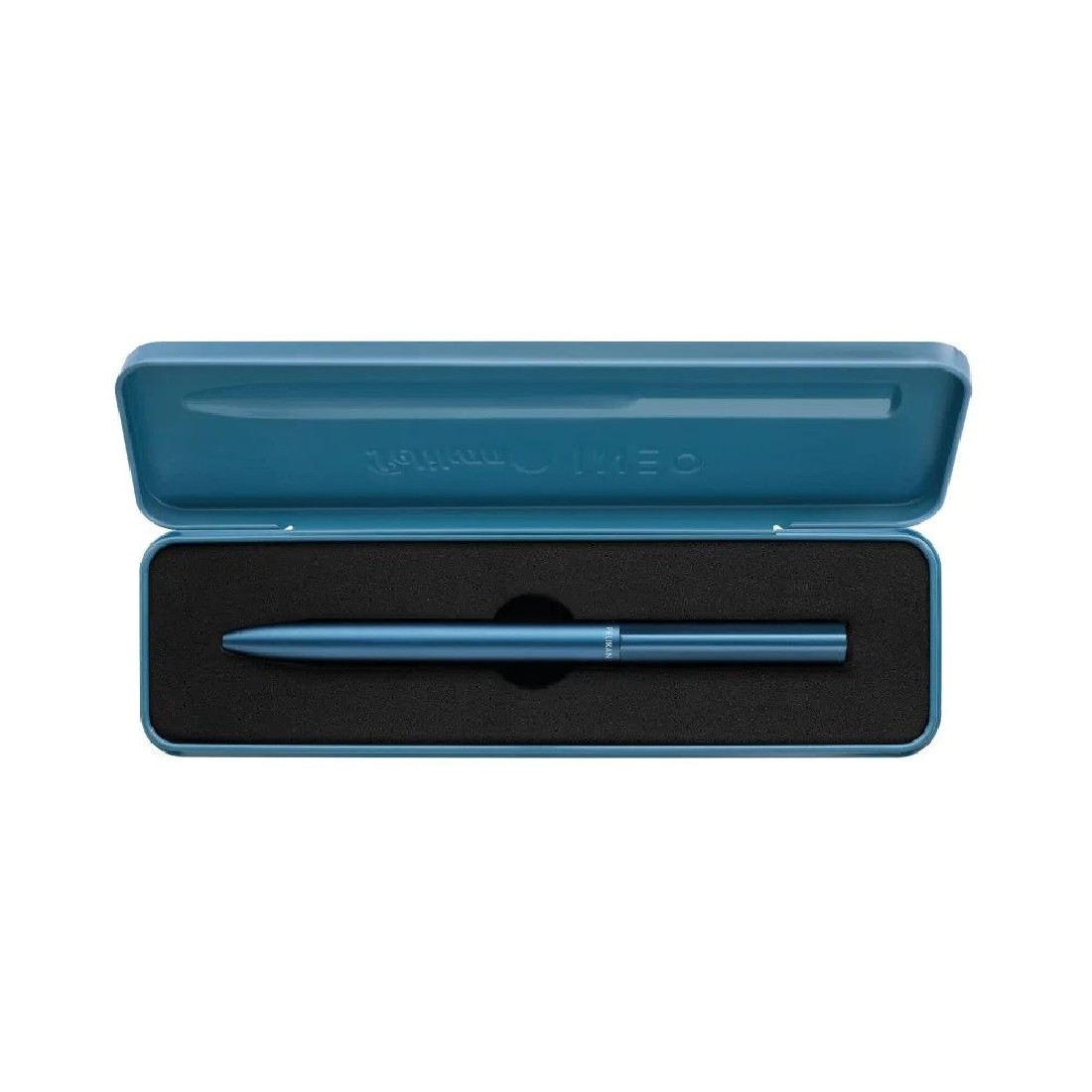 Pelikan Ineo aluminium twist with metal case ocean blue ballpen