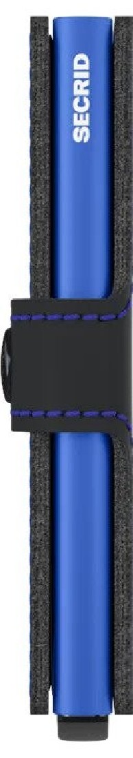 SECRID MINIWALLET MM MATTE BLACK & BLUE