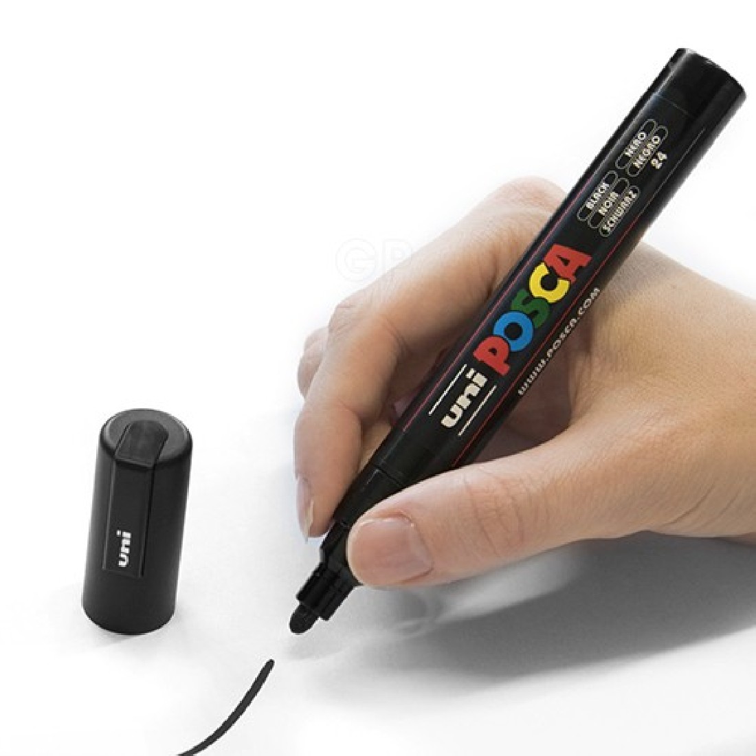 Μαρκαδόρος Posca PC-5Μ Green Uni
