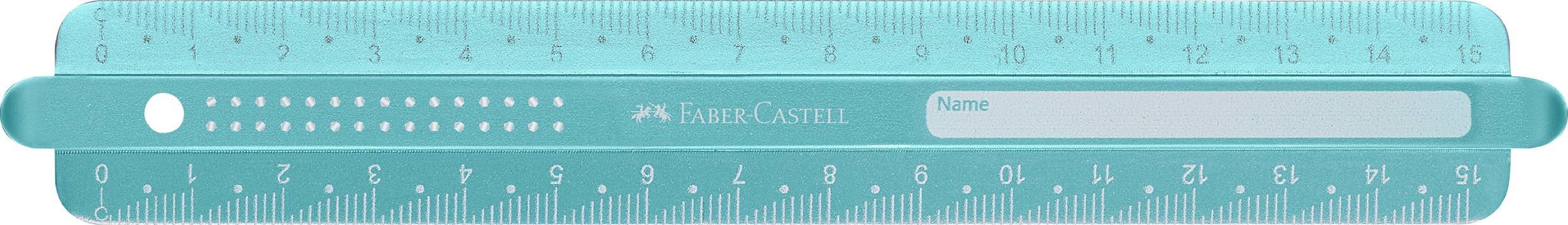 Χάρακας 15cm sparkle metallic edition 172075 Faber Castell