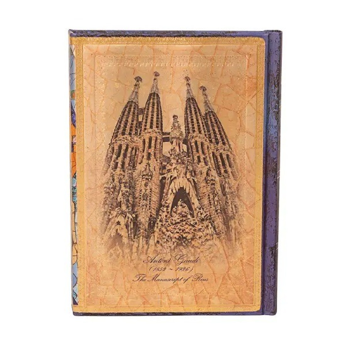 Paperblanks notebook Gaudi, The Manuscript of Reus, midi 13x18, ruled, hard cover