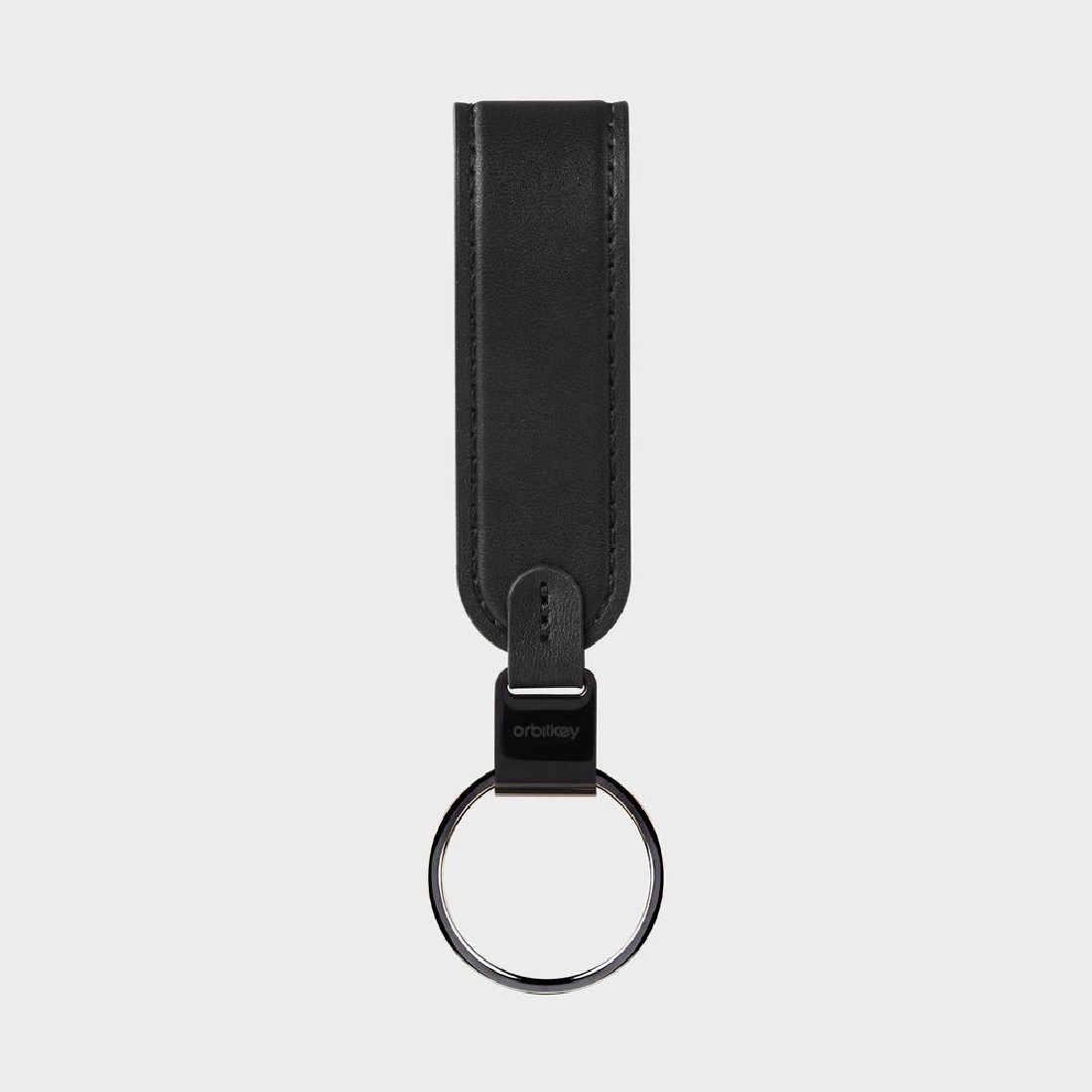 Orbitkey Loop Keychain Leather Black PLK1-BLK-101