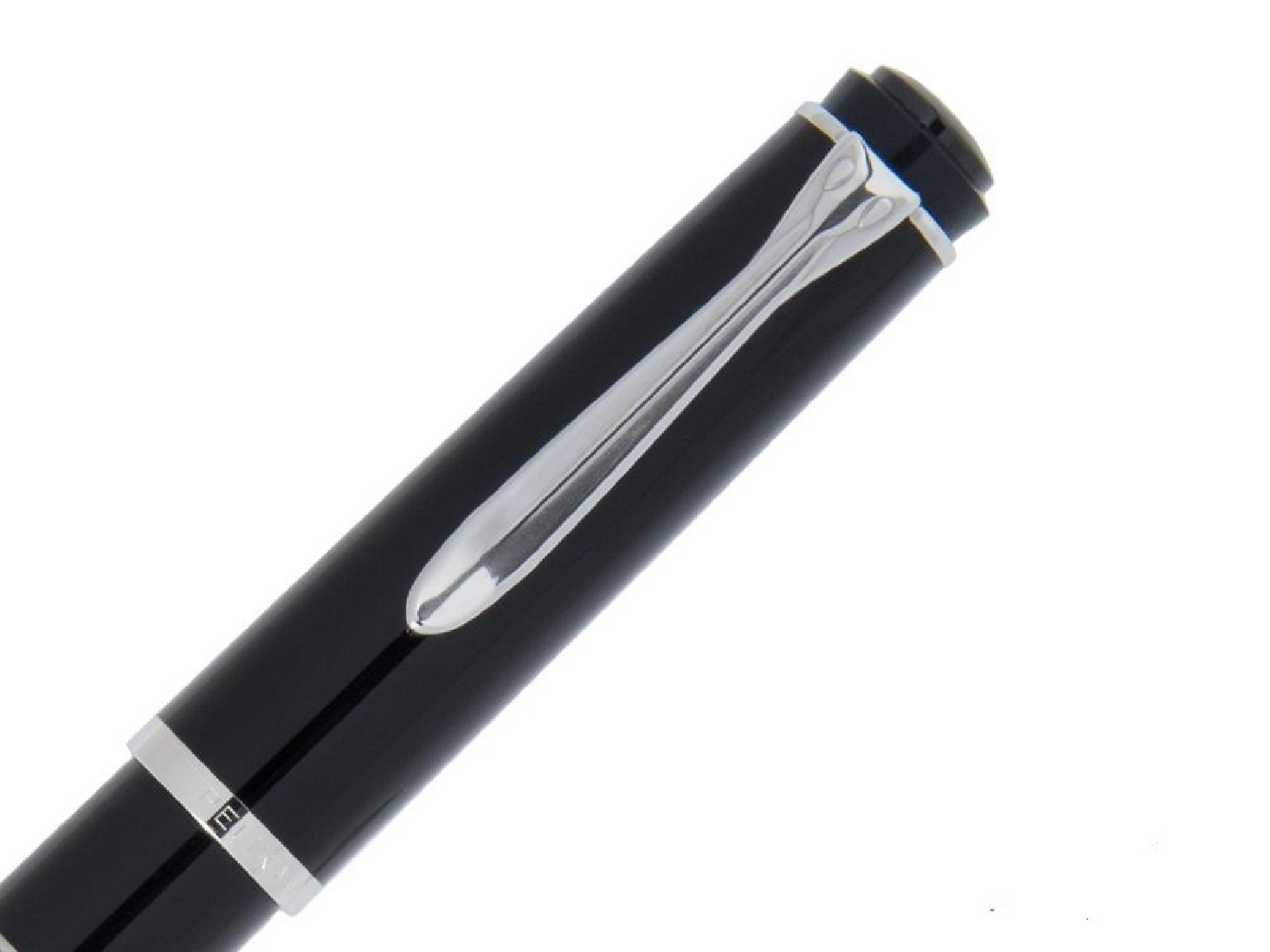 Pelikan M215 black, with silver rings, fountain pen