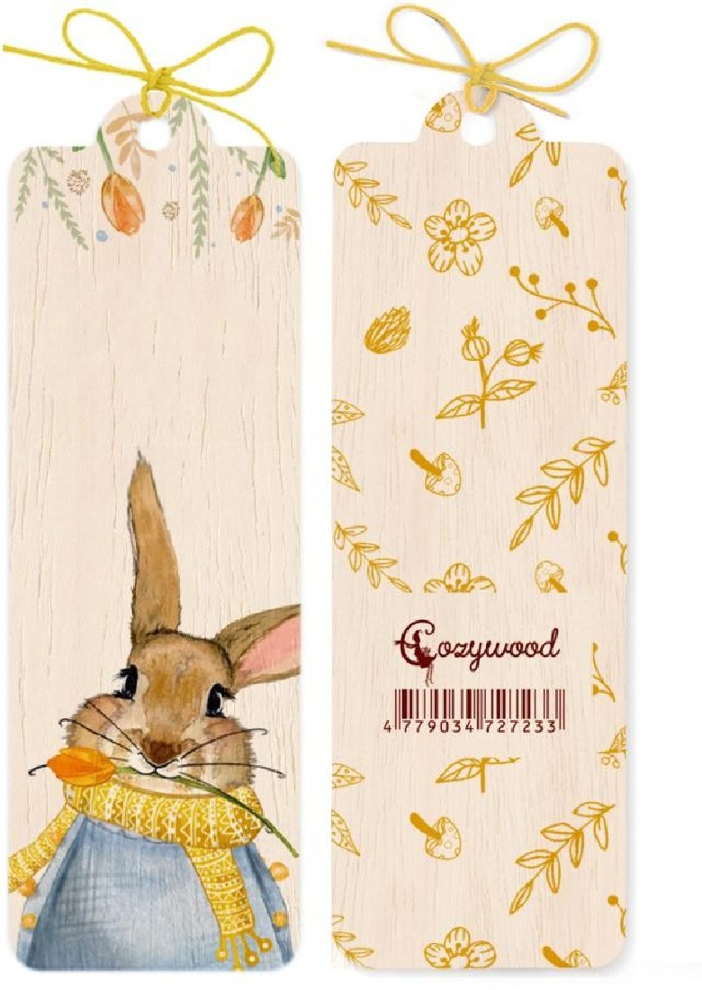 Ξύλινος σελιδοδείκτης Rabbit (BKN283) Cozywood