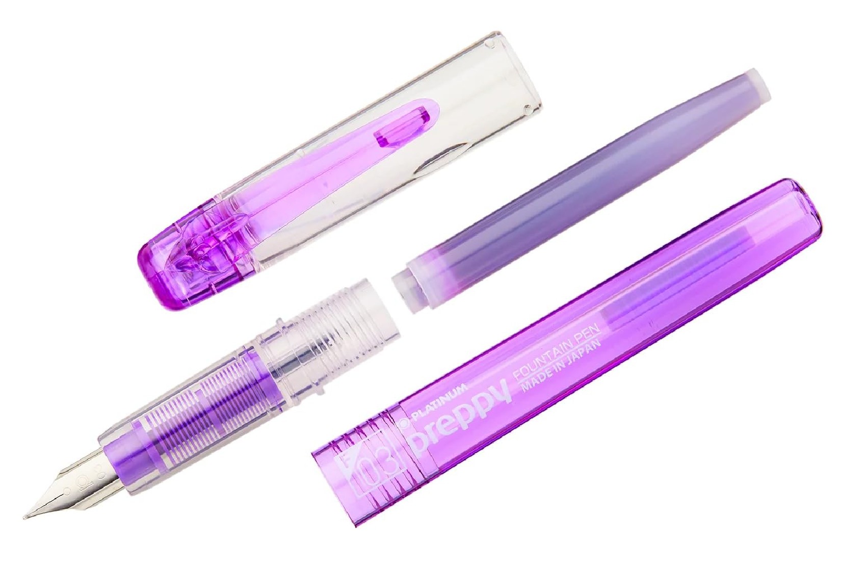 Platinum Preppy Purple Fountain Pen P