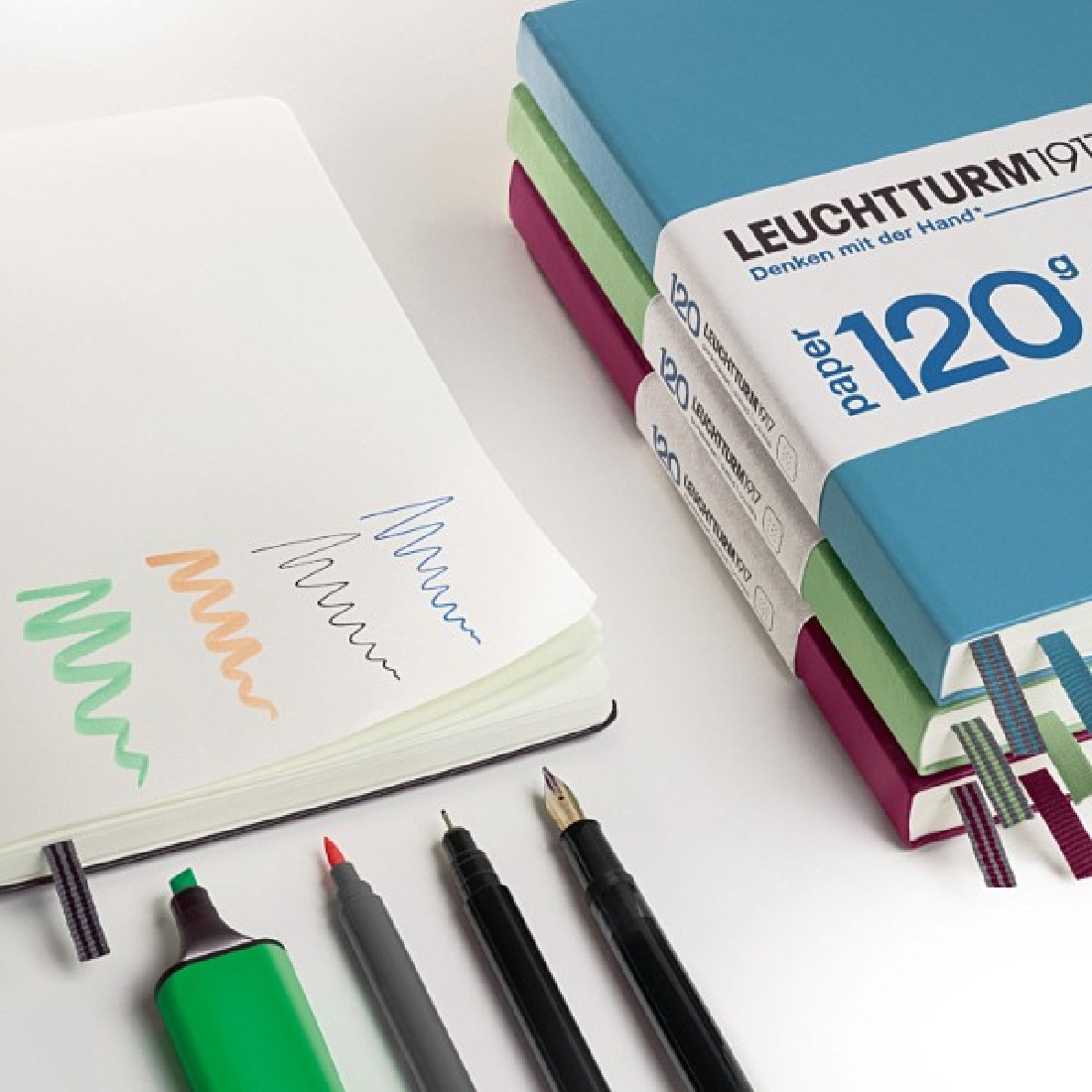 Leuchtturm 1917 Notebook A5 Edition 120g Port Red Ruled, Hard Cover