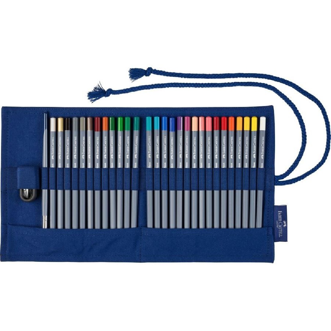 Faber Castell Pencil Roll with 27 Goldfaber Aqua watercolour pencil 114652