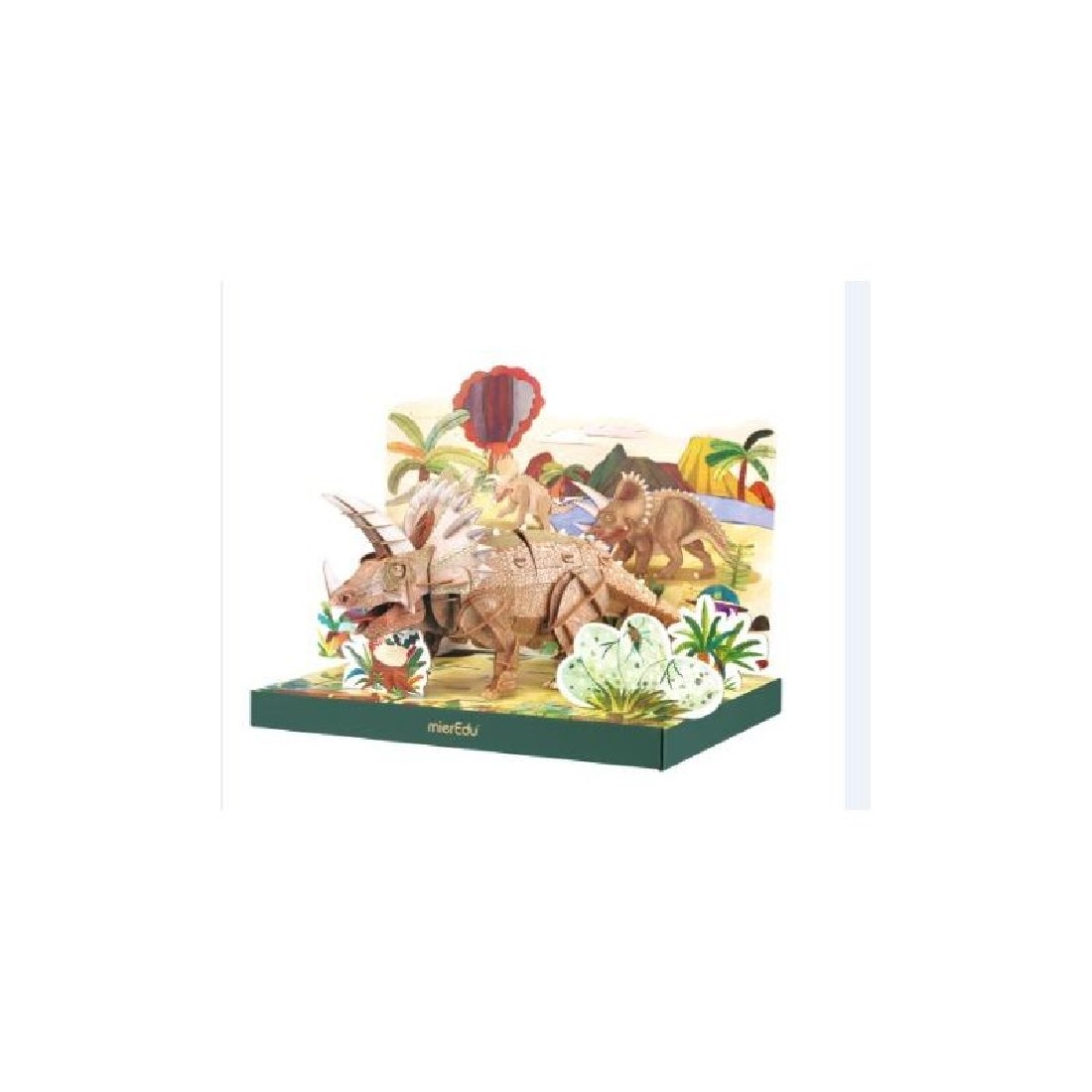 3D Οικολογικό Puzzle 191τμχ. Triceratops 00159 Mier Edu
