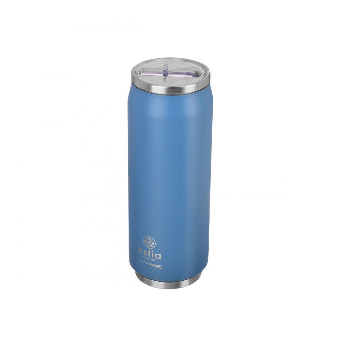 Travel Cup Save the Aegean 500ml Denim Blue 12076 Estia Home Art