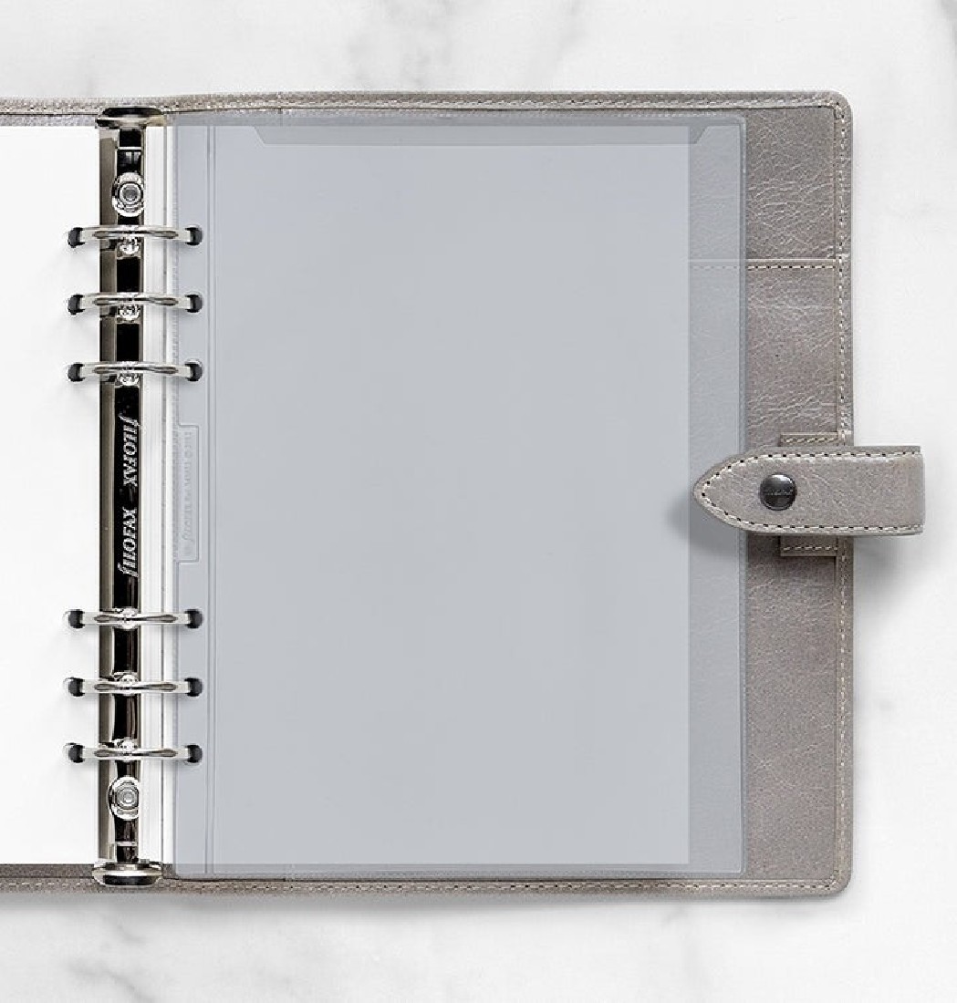 Filofax Refill Organizer A5 Transparent Envelope Top Opening 343612