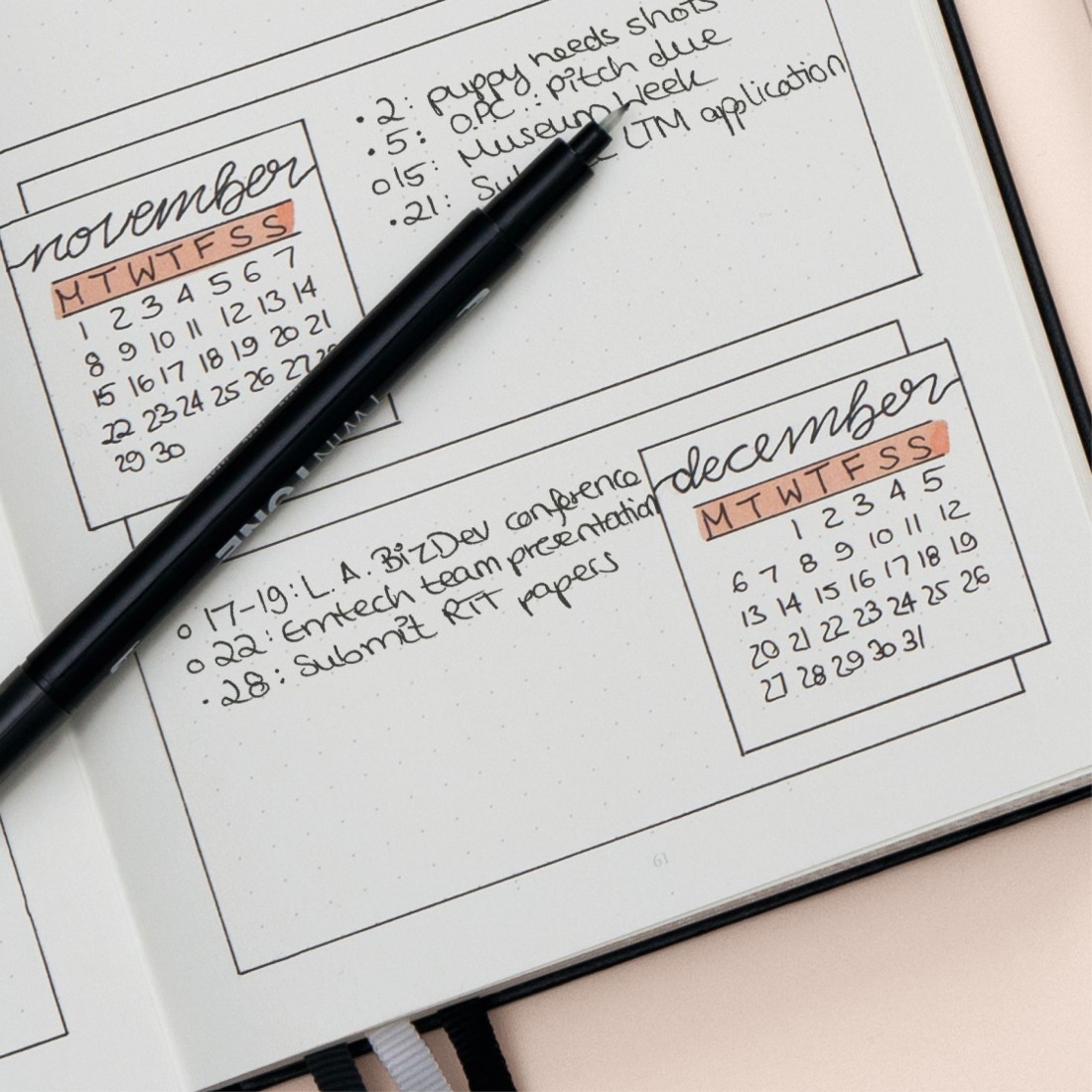 Leuchtturm 1917 Themebook Bullet Journal Edition 2 A5 Medium Dotted Yellow
