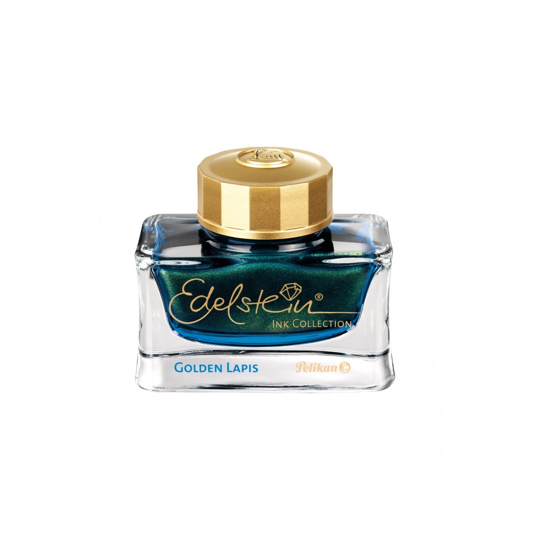 Pelikan Classic M200 Golden Lapis  Special Edition Fountain Pen with ink bottle