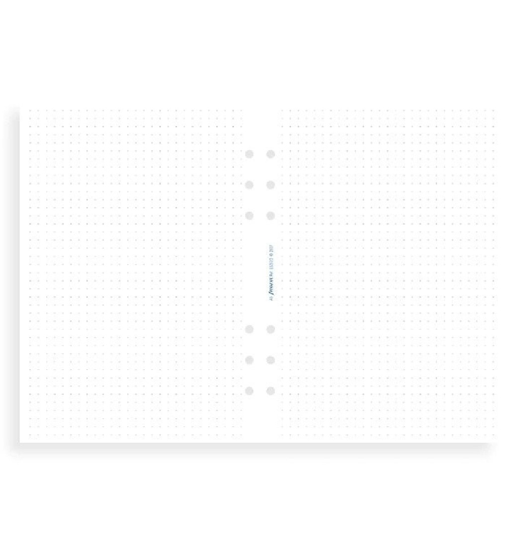 Filofax Refill A5 white dotted paper 132620.