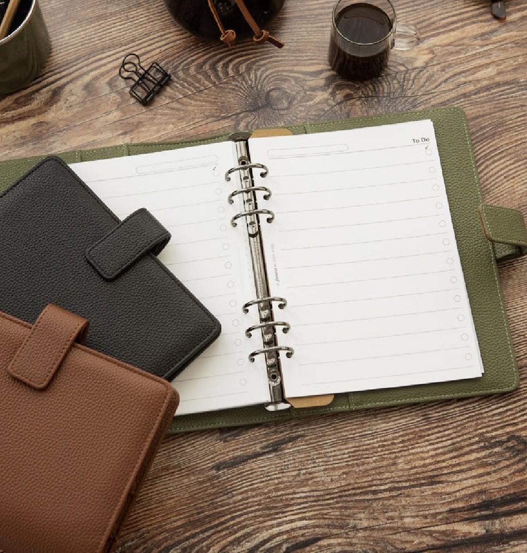 Filofax Organizer A5 Camden Olive 022406