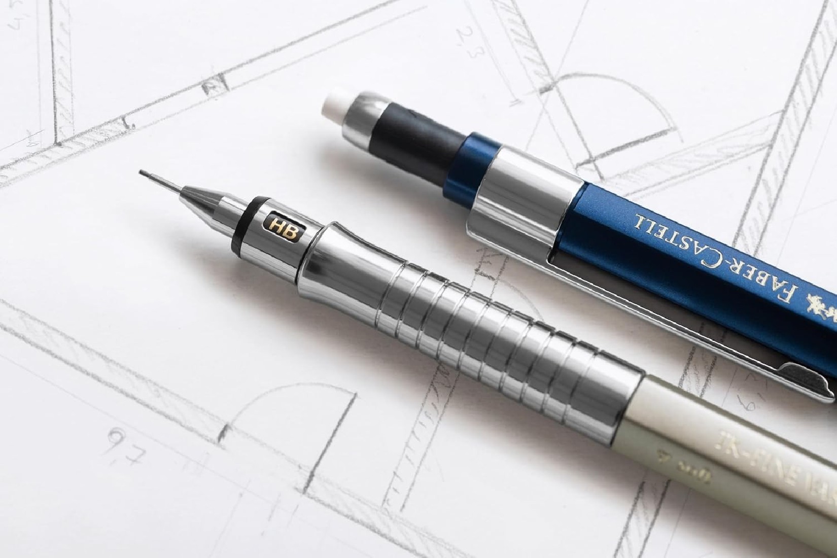 Faber Castell TK-Fine Vario Mechanical Pencil 0.7 mm Blue  135742