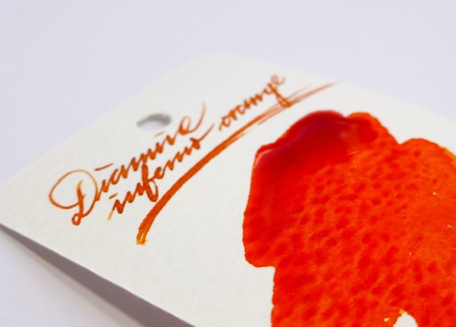 Diamine 50ml Inferno Orange Fountain pen shimmer ink