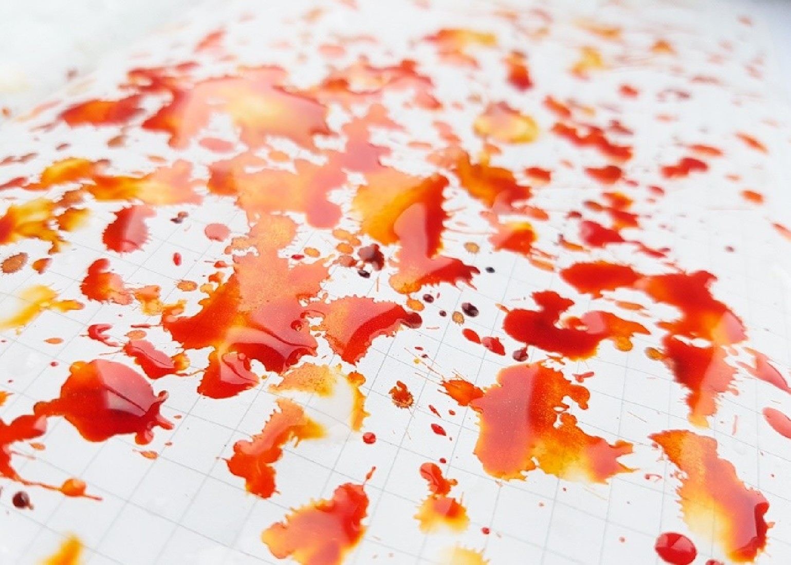 Diamine 50ml Inferno Orange Fountain pen shimmer ink