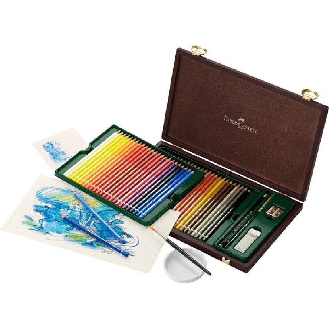 Faber Castell  Wood case of 48 Watercolour pencils Albrecht Durer  117506