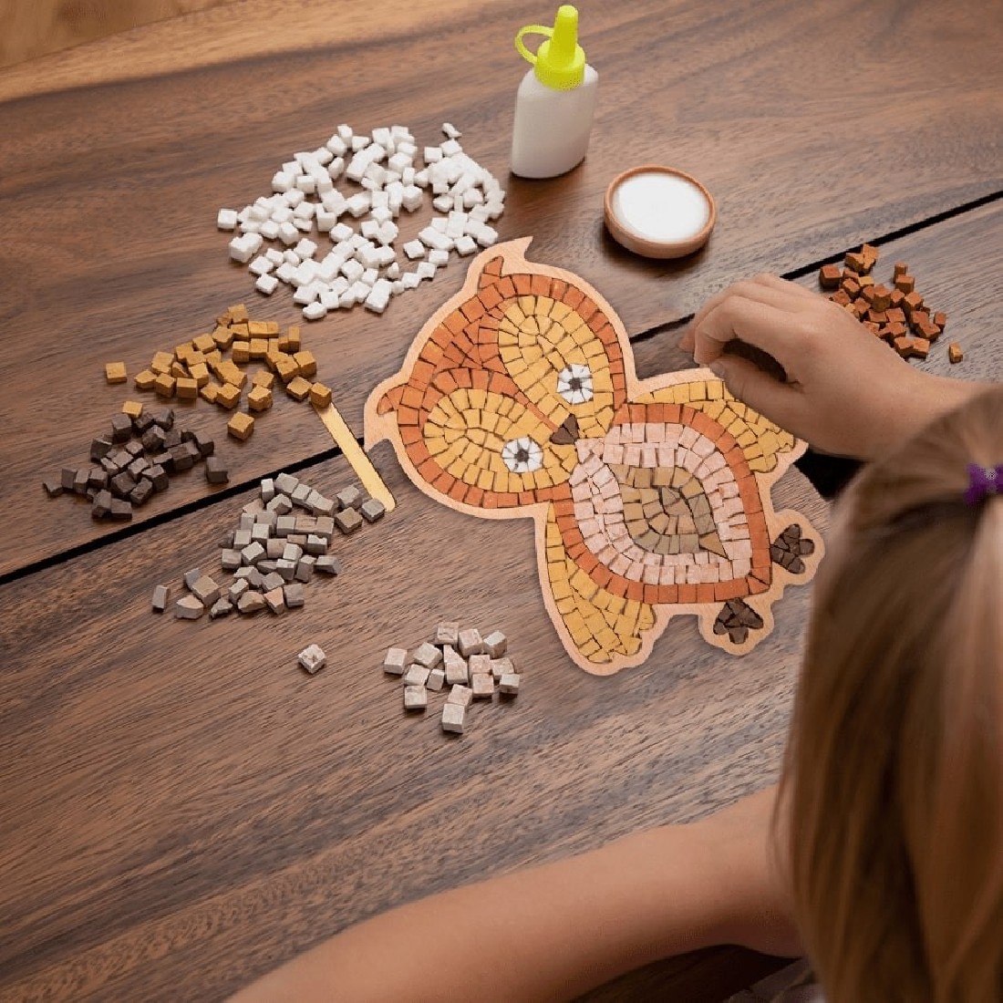 Mosaic Box Ψηφιδωτό Κουκουβάγια Special Άμμος