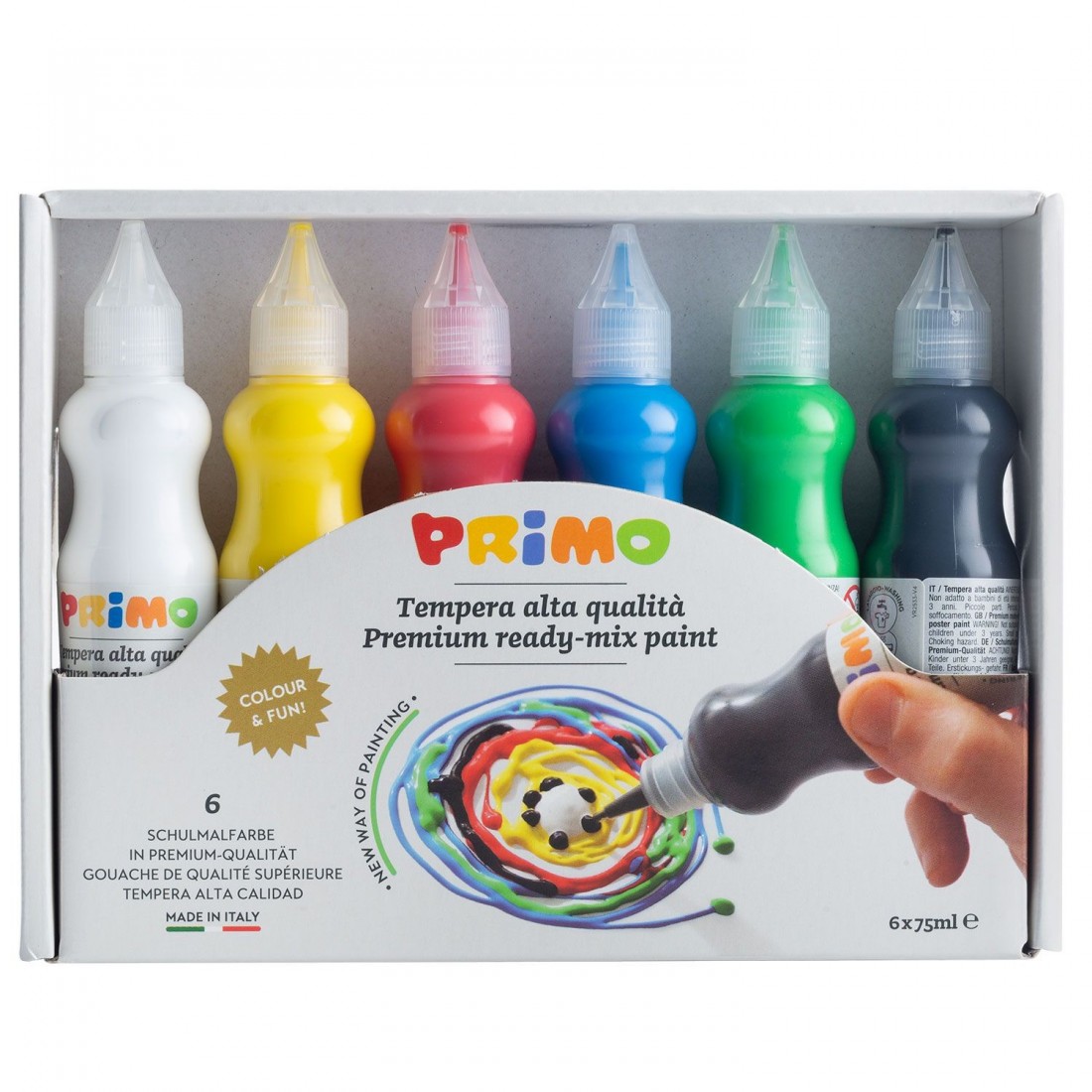 Τέμπερες σε Δοχείο 6x75ml 2533TL6 Primo