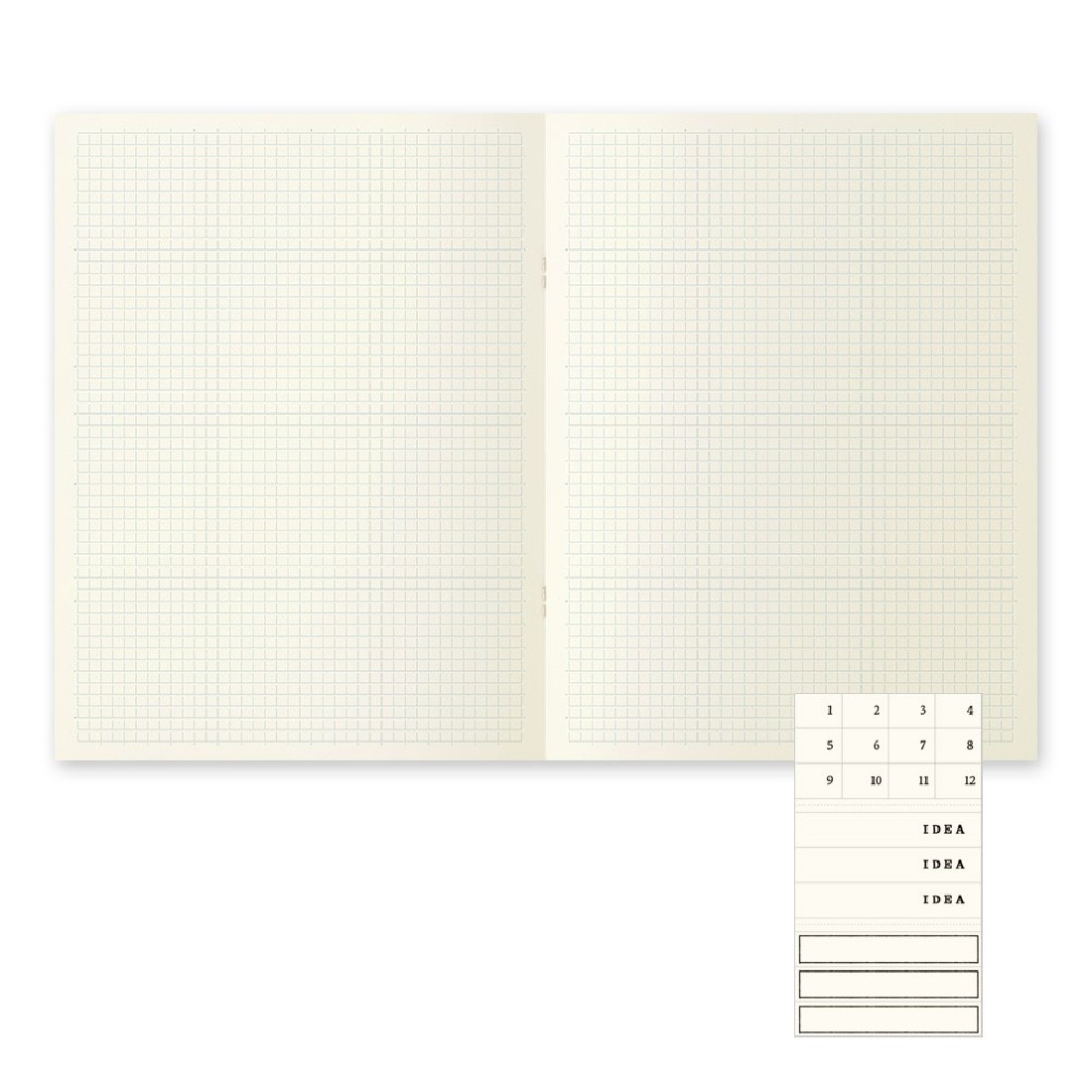 Midori MD Notebook Light A4 Variant Grid 3pcs pack 15308006