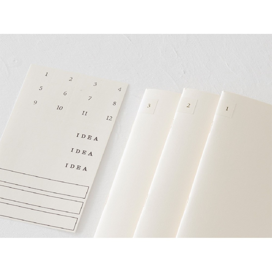 Midori MD Notebook Light A4 Variant Grid 3pcs pack 15308006