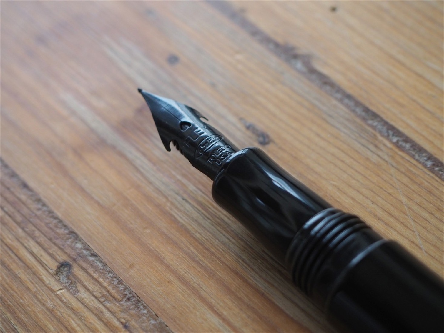 Conklin All American Raven Black Fountain Pen CK71492