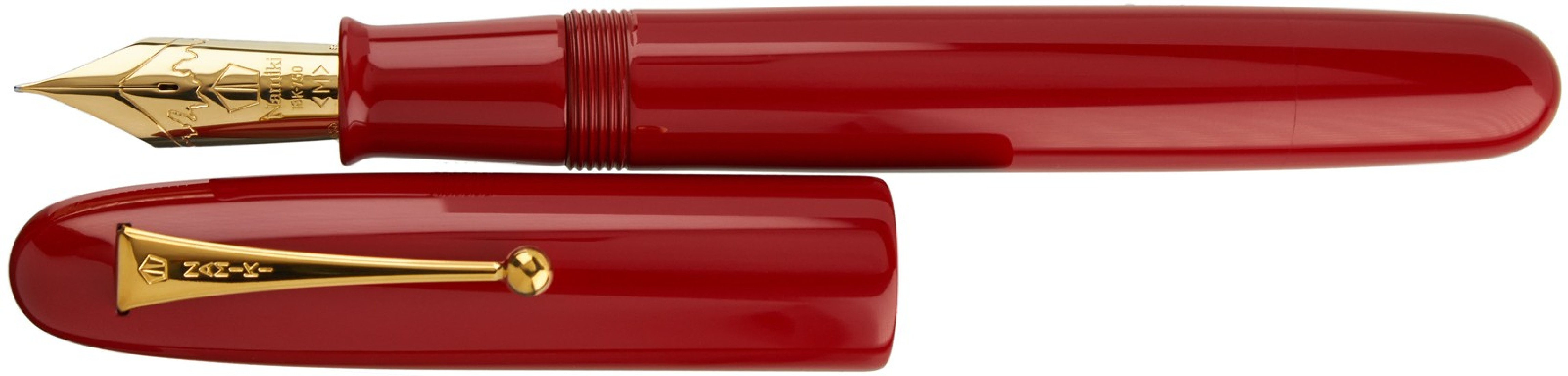 Pilot Namiki Emperor Urushi Vermilion fountain pen with size No.50 (Jumbo) pen nib