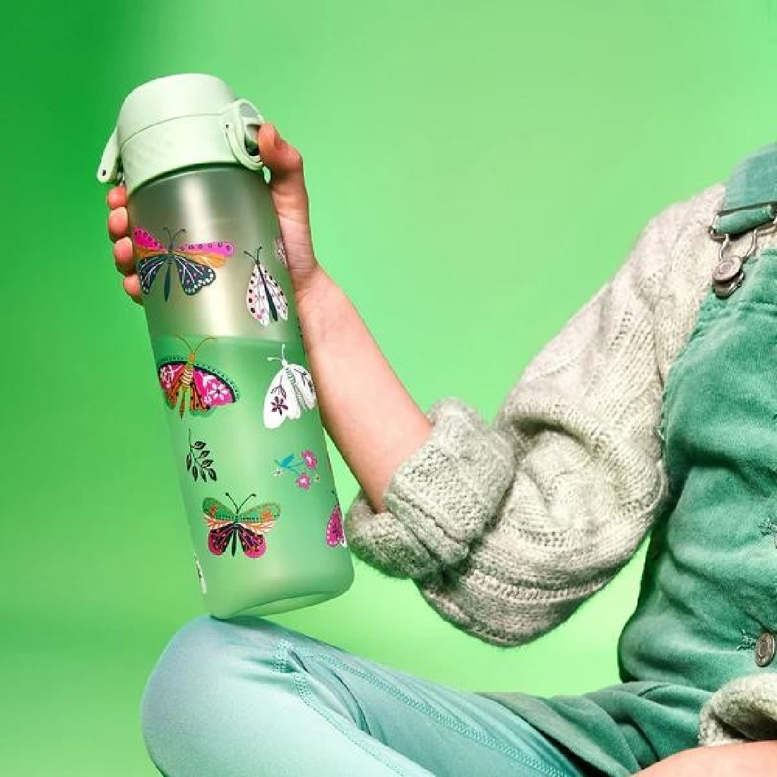 Παγούρι πλαστικό Slim 500ml Wild Butterfly ION8