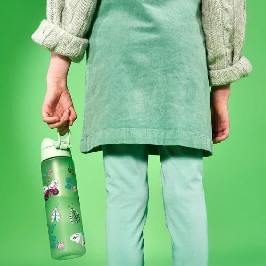 Παγούρι πλαστικό Slim 500ml Wild Butterfly ION8