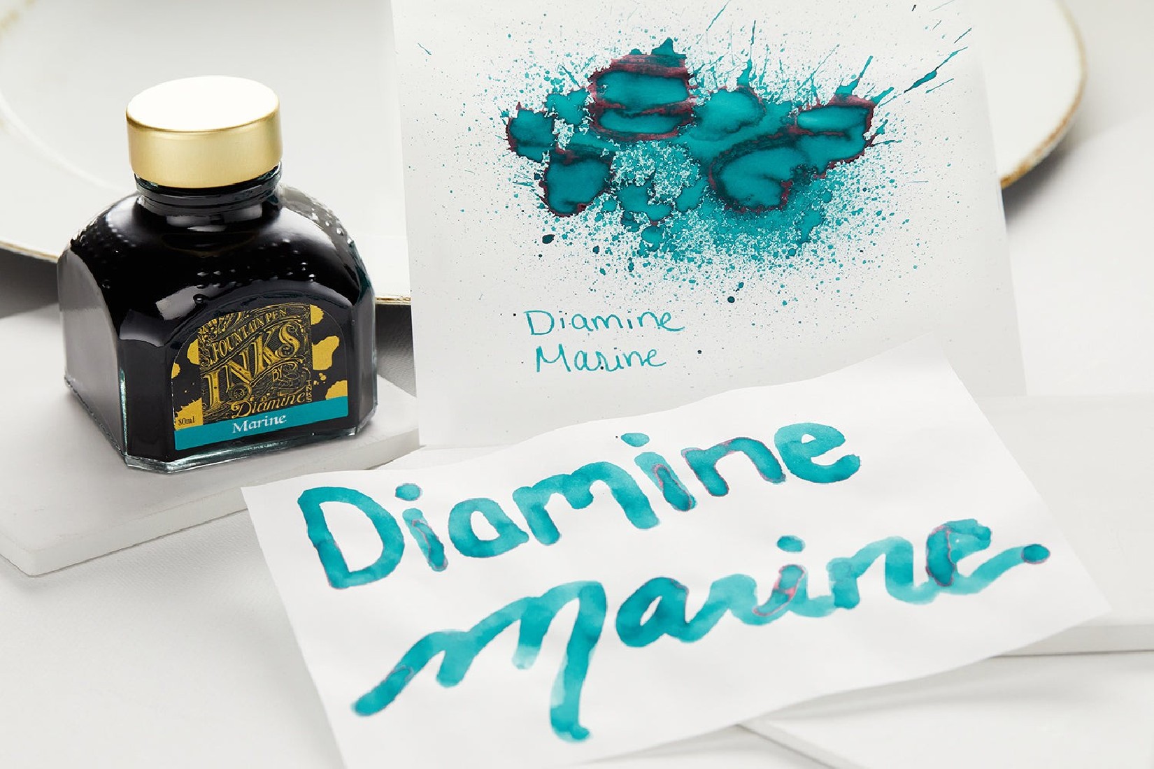 Diamine 80ml  Marine 069  Fountain pen ink bottle